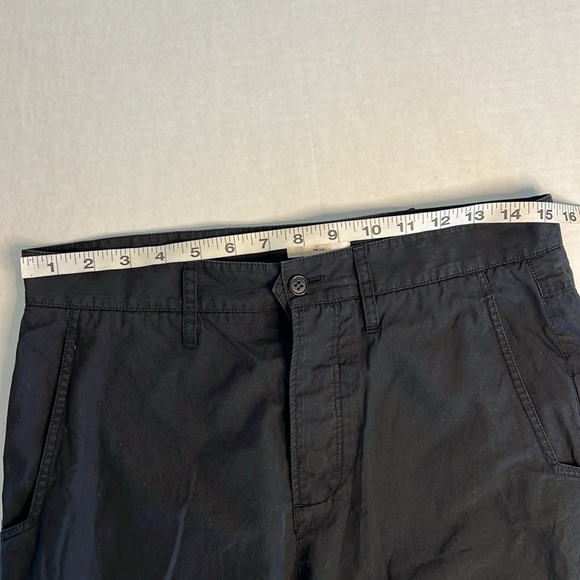 HELMUT LANG BLACK CUFFED CASUAL PANTS 4 - Picture 14 of 16